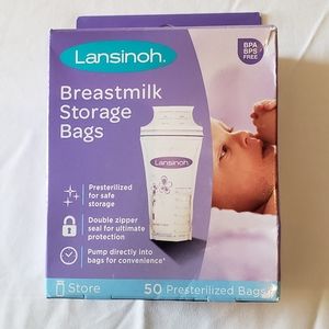 Breastmilk storage bags